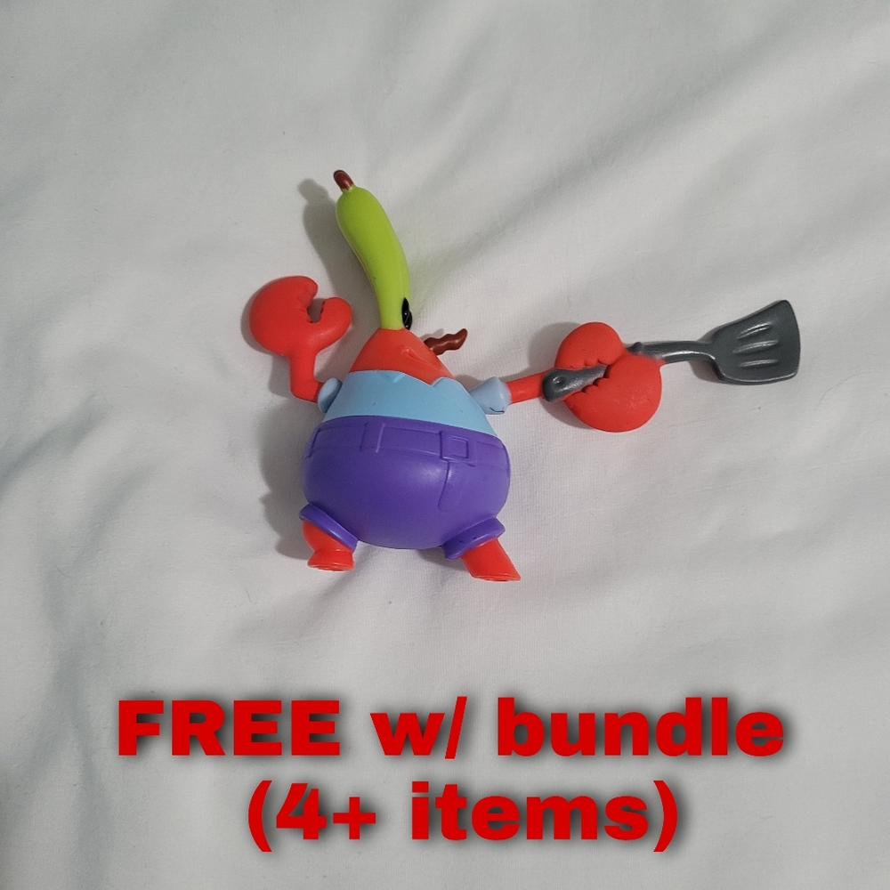 2012 McDonald's Mr.Krabs Spongebob SquarePants Collectable Children's Kid Toy OS